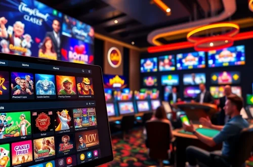 Engage with BIGBET88 through a vibrant online casino interface showcasing exciting games.