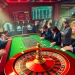 Experience the thrill of gambling at https://bigbet88.cloud/ with players betting at a roulette table.